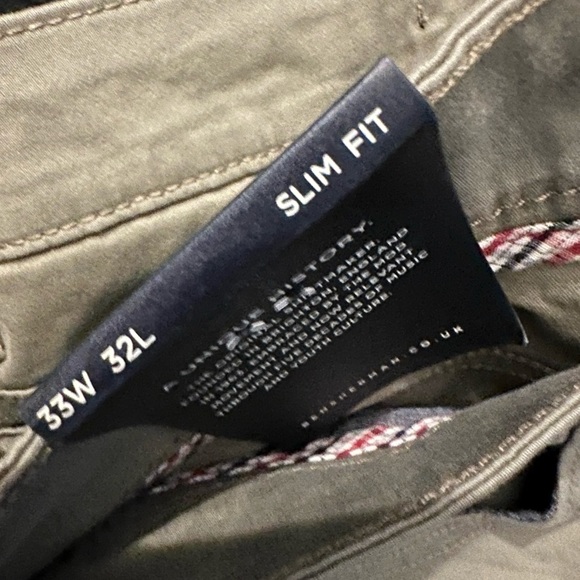 BEN SHERMAN MENS PANTS SLIM FIT SIZE W-33 L-32 - Picture 8 of 8